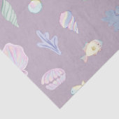 海のお洒落下の水色マーメイドパーティー 薄葉紙 (詳細)