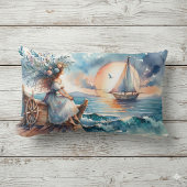 海のささやき - 日没の時 ランバークッション