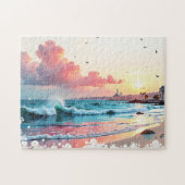 海のしぶき ジグソーパズル (横)