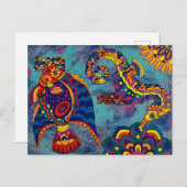 海のはがきの下 ポストカード (正面/裏面)