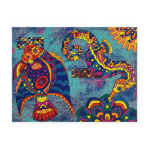 海のはがきの下