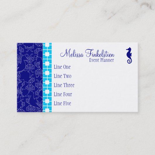 海のまわりに上 名刺 (正面)