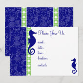 海のまわりに上 招待状 (正面/裏面)