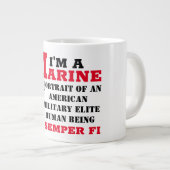 海のものだ ジャンボコーヒーマグカップ (正面右)