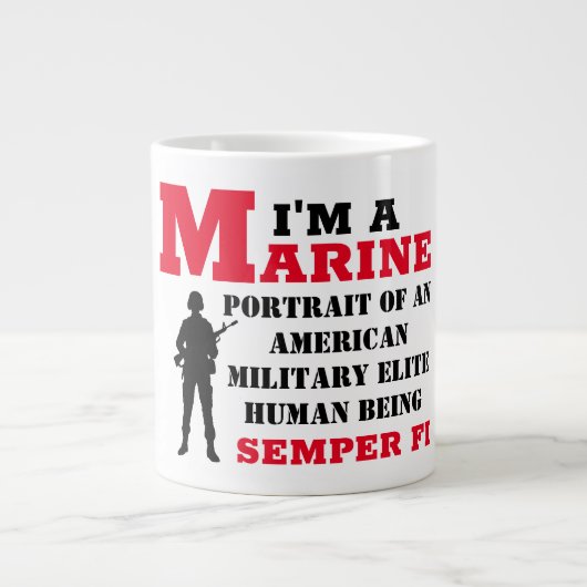 海のものだ ジャンボコーヒーマグカップ (正面)