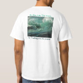 海のような多くが…あって下さい Tシャツ (裏面)