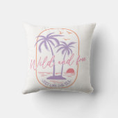 海のように野生で自由な クッション (裏面)