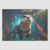 海のよくはしゃぐ垂木 – デコページ –  薄葉紙 (正面)