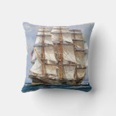 海のアメリカのクリッパーの主権者 クッション (裏面)