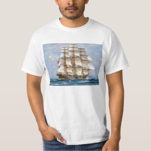 海のアメリカのクリッパーの主権者 Tシャツ