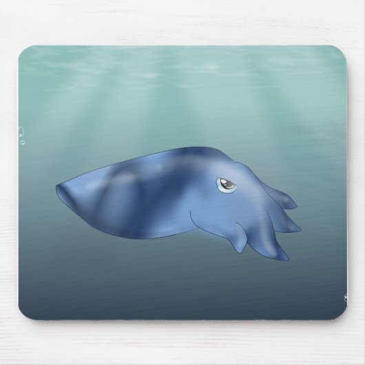 海のイカ マウスパッド (正面)