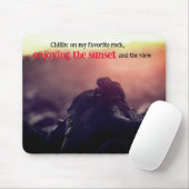 海のイグアナ日光浴 マウスパッド (マウス)