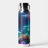 海のイメージの下で鮮明に ウォーターボトル (正面)