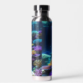 海のイメージの下で鮮明に ウォーターボトル (右面)