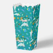 海のイルカと女の子の誕生日パーティーの下 フェイバーボックス (裏面)