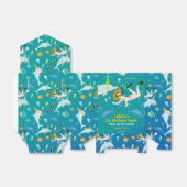 海のイルカと女の子の誕生日パーティーの下 フェイバーボックス (折り畳みなし)