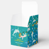 海のイルカと女の子の誕生日パーティーの下 フェイバーボックス (オープン)