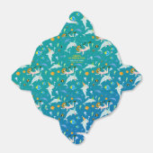 海のイルカと女の子の誕生日パーティーの下 フェイバーボックス (折り畳みなし)