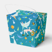 海のイルカと女の子の誕生日パーティーの下 フェイバーボックス (裏面サイド)