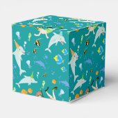 海のイルカと男の子の誕生日のパーティーの下で フェイバーボックス (裏面サイド)