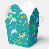 海のイルカと男の子の誕生日のパーティーの下で フェイバーボックス (オープン)