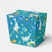 海のイルカと男の子の誕生日のパーティーの下で フェイバーボックス (裏面サイド)