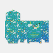 海のイルカと男の子の誕生日のパーティーの下で フェイバーボックス (折り畳みなし)