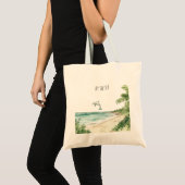 海のイルカにより トートバッグ (正面(商品))
