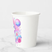 海のイルカの威厳のある赤ちゃんシャワーの下で 紙コップ (左)