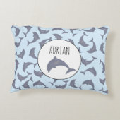 海のイルカ アクセントクッション (裏面)