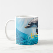 海のイルカ コーヒーマグカップ (左)