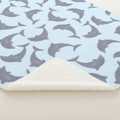 海のイルカ シェルパブランケット (3/4)