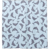 海のイルカ シャワーカーテン (正面)