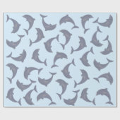 海のイルカ ラッピングペーパー (フラット)