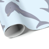 海のイルカ ラッピングペーパー (ロールコーナー)