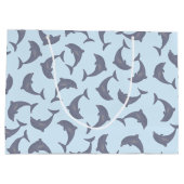 海のイルカ ラージペーパーバッグ (裏面)