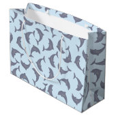 海のイルカ ラージペーパーバッグ (裏面アングル)