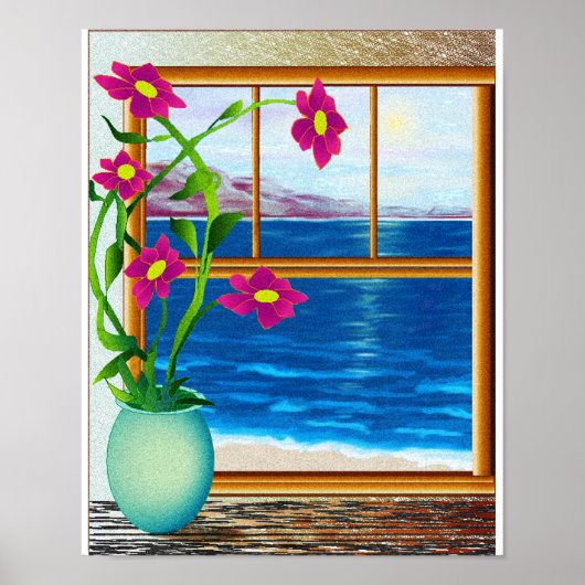 海のウィンドウ ポスター (正面)