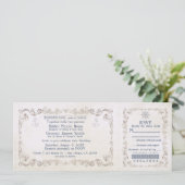 海のウェディング ヴィンテージ クルーズ チケット 招待状 (スタンド正面)