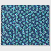 海のウミガメ ラッピングペーパー (フラット)