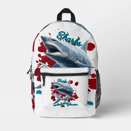 海のエイペックスハンター プリントバックパック (正面)