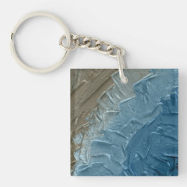 海のエッジ:デジタル絵を描の静謐 キーホルダー