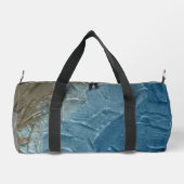 海のエッジ:デジタル絵を描の静謐 ダッフルバッグ (裏面)