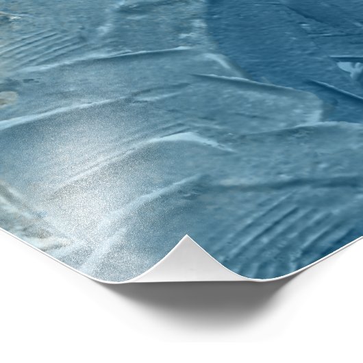 海のエッジ:デジタル絵を描の静謐 フォトプリント (角)