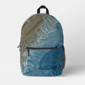 海のエッジ:デジタル絵を描の静謐 プリントバックパック (正面)