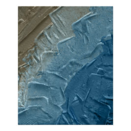 海のエッジ:デジタル絵を描の静謐 ポスター