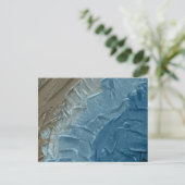 海のエッジ:デジタル絵を描の静謐 ポストカード (スタンド正面)