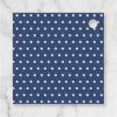 海のエレガント下で航海のいかり男の子のシャワー フェイバータグ (裏面)