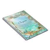 海のエレガント手帳のジャーナルで魅了される ノートブック (右側)