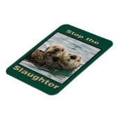 海のオターストップズ – 虐殺 マグネット (左側)